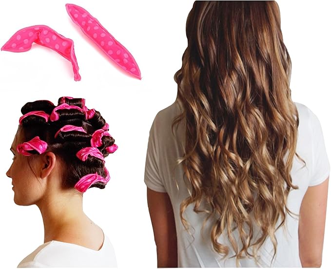 ebeau Soft Flexible Foam and Sponge Hair Curlers Rollers,Hair Curlers