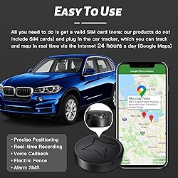 GPS Tracker for Vehicles, No Subscription Mini GPS