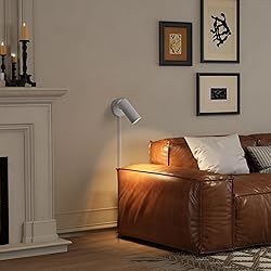 Aisilan 2 Pack LED White Plug in Spotlight with