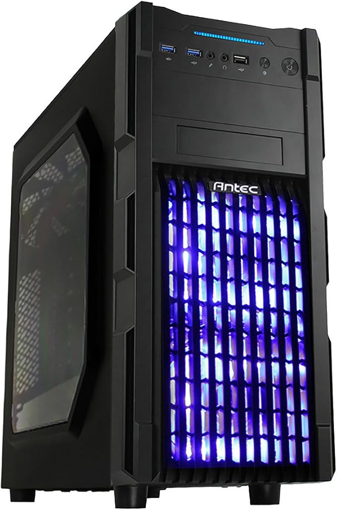 Antec 0-761345-15202-0 - Carcasa de Ordenador, Color Negro: Antec: Amazon.es: Informática