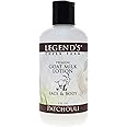 Legend's Creek Farm Goat Milk Lotion - Deeply Moisturizing Goat Milk Body Lotion for Body, Hand & Face - 9 oz Body Moisturizer with Shea Butter, Sunflower Oil, Aloe, Handmade in USA (Patchouli L.)
