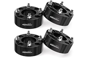 GAsupply ATV 4x110 Wheel Spacers 2 inch, Black ATV Wheel Adapters Spacers 74mm Hub Bore 10×1.25 Studs, Compatible with Honda, Suzuki, Bombardier, 4 Pack