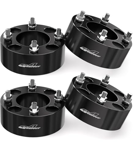 VLAOSCHI Black Forged 4x137 ATV Wheel Spacers 1.5 Inch with