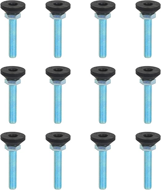 8pcs Vis De Réglage Pour Pieds De Meuble, Pied Vis M8 Pied A Visser Ajustables De Montage Au Sol Capacit De Charge Jusqu 300 Kg Vis Crou Et Rotule En Acier Pieds De Nivellement 67622565