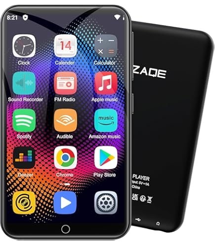 Amazon.com: 80GB MP3 Player with Bluetooth and WiFi, Diofox Music