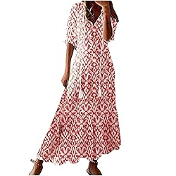 Sales Today Clearance Womens Summer Dresses Short