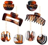 WUBAYI 8Pcs Claw Clips for Women & Girls - Thick Hair, Non-Slip, Strong Hold view 3