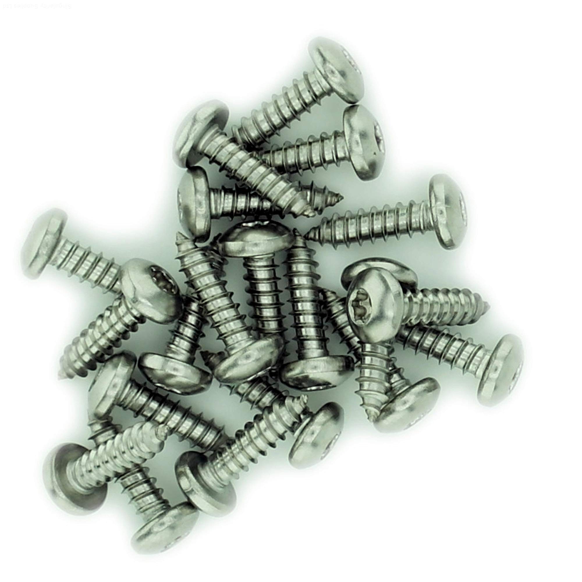 No.4 x 0.975 (2.9mm x 25mm) TX Pan Self-Tapping Screw - Stainless Steel (A2) (Pack of 20) โ image 1