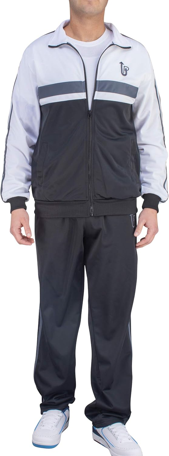 Vertical Sport Men's 2 Piece Jacket Pants Track Suit JS14 (XLarge