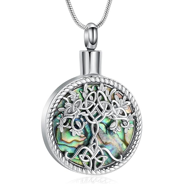 Collar Urna Para Cenizas Con Guitarra – Guarda A Tu Ser Querido Cerca De Tu Corazón (Acero Inoxidable 316L)