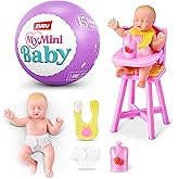 5 Surprise My Mini Baby Series 2 by ZURU, Collectible Mystery Capsule, Toy for Girls, Realistic Miniature Baby, Playset and A
