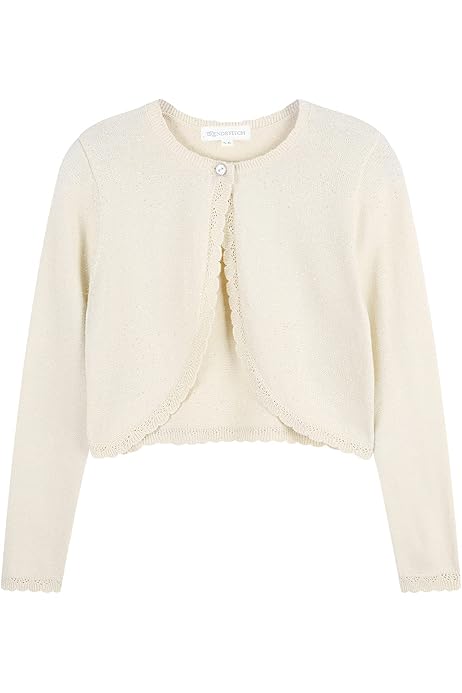 Toddler Fur Bolero Girls' Sherpa Bolero Shrug Cozy White Winter
