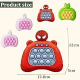 ATBEAMEN Light Up Pop It Game Red Spider Quick Push Fidget Poppet Toy view 3