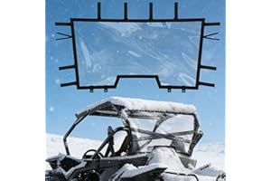 JERBOR UTV Rear Soft Windshield Rain-proof & Snow-proof Fit for CFMOTO ZForce 950 HO HOEX 2020-2024, for CFMOTO ZForce 950 Sport 2020-2022, Waterproof UTV Soft widshield