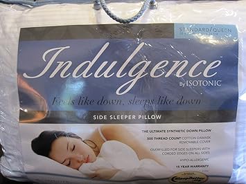 Buy Indulgence Standard Queen Side Sleeper Pillow By Isotonic