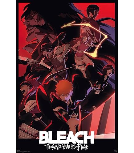 Amazon.com: GB eye - BLEACH TYBW Poster Key Art Group (91.5 x 61