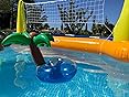 15 PCS Portabicchieri per Piscina con Pompa di Aria per Piscina