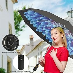 ZDSSM Compact Travel Umbrella Inverted Reverse