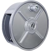 Tie Wire Reel Coil Holder Wheel,6.25" Lightweight Aluminum,12-18 Gauge Wire | Tie Wire Reel Wheel with Rewind Knob &amp; Belt Loops,Left Handed &amp; Right Handed,Great for Ironworker Rebar Worker,Anti-Corrosion