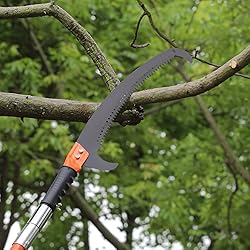 VEVOR Manual Pole Saw, 7.3-27 ft Extendable Tree