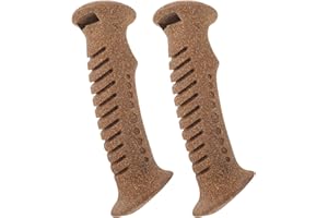 Luxshiny 2pcs Cork Handle Replacement for Hiking and Skiing Poles, Anti-Skid Trekking Stick and Cane Grip,