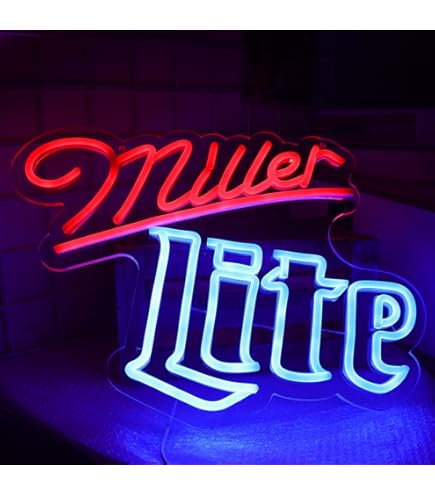 Urby Miller Lite Texas Neon Sign Neon Light Beer Bar Pub