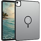 BENTOBEN for iPad Air 11 Inch Case M3/M2 (2025/2024), iPad Air 7th/6th Gen Magnetic Case,Translucent Matte Shockproof Protective Tablet Cover for iPad Air 5th/4th Generation 10.9" 2022/2020, Black
