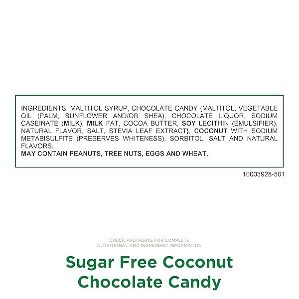 RUSSELL STOVER SUGAR FREE COCONUT IN CHOCOLATE CANDY, 5 OZ. BAG