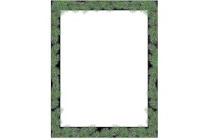 Great Papers! Christmas Pine Holiday Letterhead, 8.5" x 11", 80 sheets (2018009),Pink