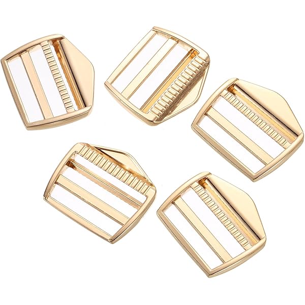 Uxcell Metal Ladder Buckle, Slider Metal Adjustable Buckle