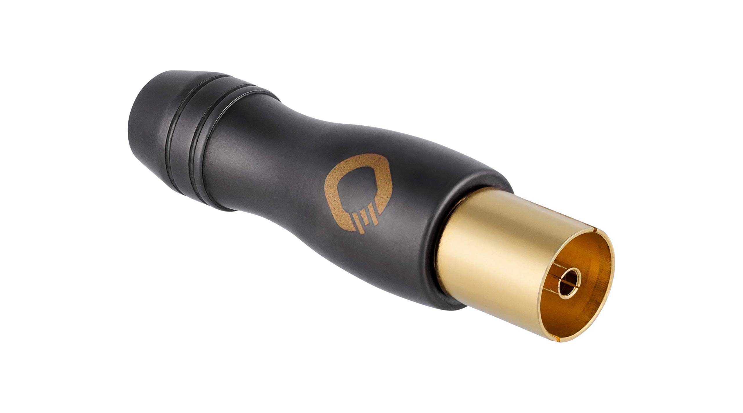 OEHLBACH Transmission Shift F Antenna Plug IEC Coaxial (w) (Coaxial, Adapter, Screwable) Gold-Plated for TV/Radio Connection - Pack of 1