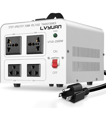 Amazon.com: LVYUAN 2000W Step Up Transformer Voltage Converter 110