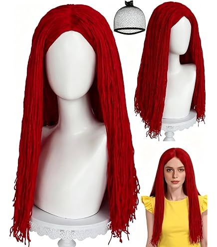 Amazon.com : Enigma Costume Wigs Raggedy Ann Doll Ladies Wig 