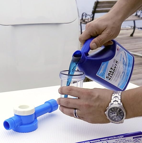 SEAWORKS BOAT SALT REMOVER ENGINE AND MOTOR FLUSH (QUART)