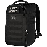 Tactical Baby Gear Daypack Mini Diaper Backpack with Changing Mat | Compact tactical baby bag for dads and moms with an included changing mat for everyday errands and short trips.