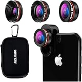 NELOMO Universal Professional HD Camera Lens Kit for iPhone XR XS X/8/7Plus/7/6sPlus/6s, Samsung S8+/S8 and Other Cellphones