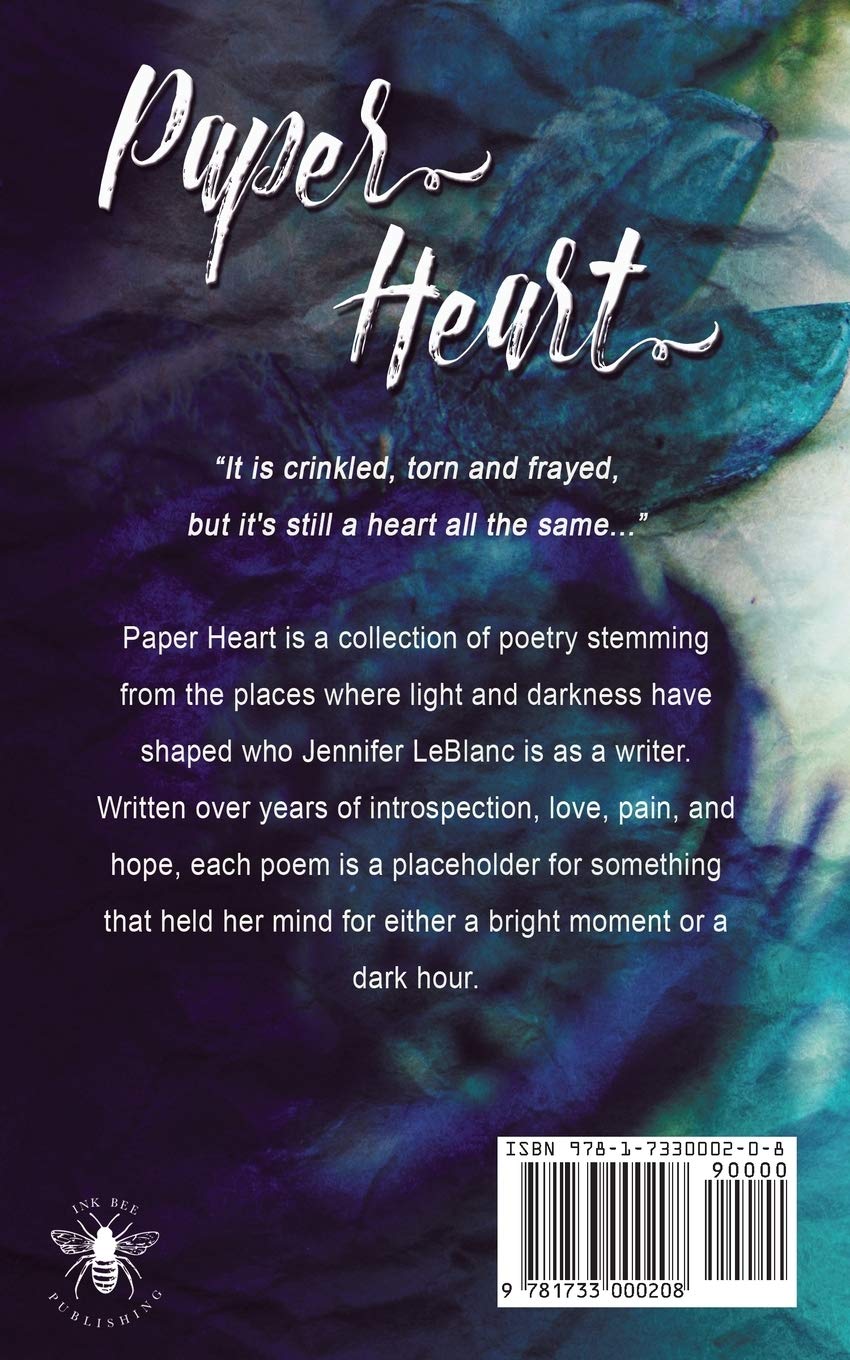 Paper Heart Poetry Collections Leblanc Jennifer Leblanc Jennifer 9781733000208 Amazon Com Books