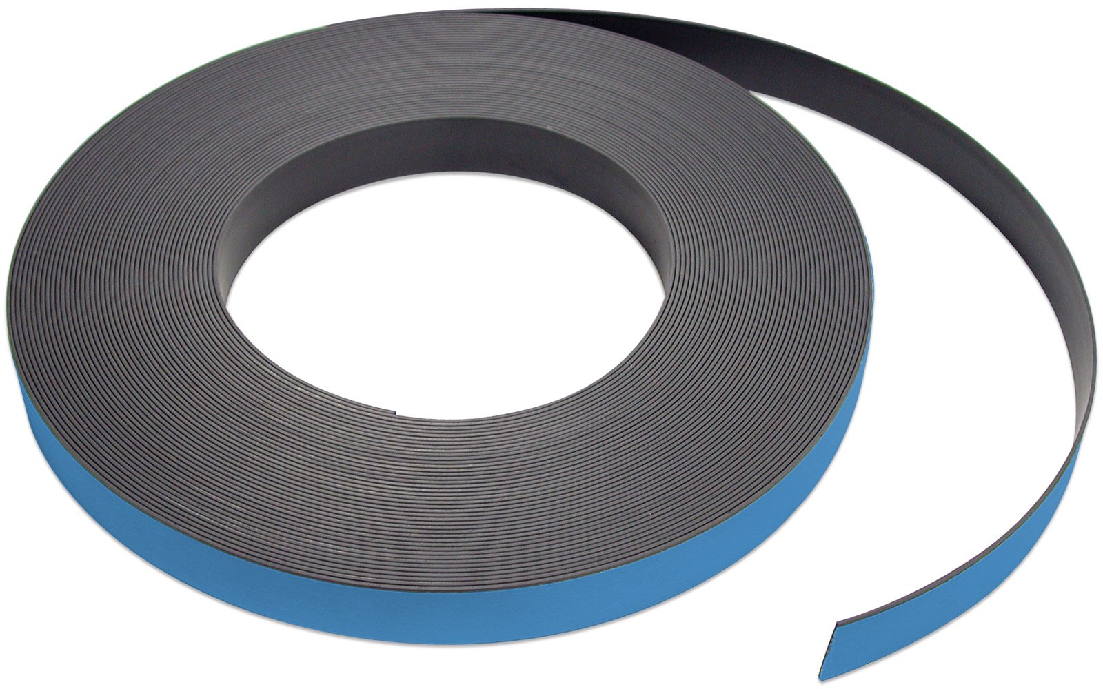 Buy Flexible Strip with Blue Vinyl Coating, 1/32" Thick, 1