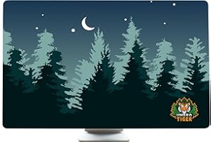 Umbrotiger 32-inch monitor dust cover, elastic polyester sunshade, 31" 32" 33" 34" computer screen cover, LCD/LED/HD panel pr