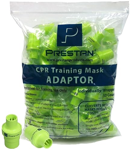 Lot De 100 Valves D'entraînement CPR - Adaptateurs Pour Masque De Réanimation Mannequin