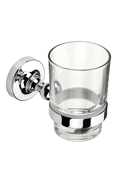 Croydex, Glas, Silber, 12.5x10.8x5.6 cm