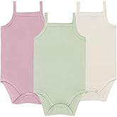 GUISBY Rayon Made from Bamboo Undershirt boy Girl Bodysuit for baby 3-Packs