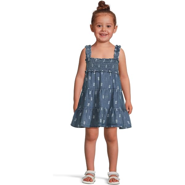 Robe Janie And Jack Halter Plaid Pastel Taille 4 - été, 100% Coton, Sans Manches, Excellent état