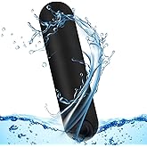 Kverg Handheld Electric Back Massager - Mini Waterproof&Rechargeable Handheld Deep Tissue Neck Black