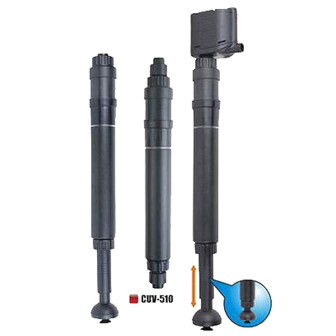 Schlanker Aquarium UVC-Wasserklärerer 10W für Aquarien bis 800 L, Algenkiller, Algenbekämpfung