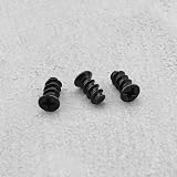 Create idea 100Pcs PC Computer Case Fan Screws Self-Tapping 5x10mm Black Carbon view 6