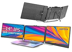KEFEYA Laptop Screen Extender, 14" Portable Monitor