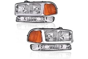 G-PLUS LED Headlights Compatible with GMC Sierra 1500HD 2500HD 3500 1999-2007/Fit GMC Yukon XL 1500 2500 1999-2006/Fit GMC Si