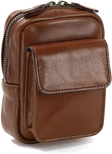 Amazon Co Jp 日本製 ヌメ革 ベルトポーチ 豊岡製 かばん 牛革 ケース 縦型 ウエストポーチ メンズ 機能性 バッグ チョコ ジュエリー