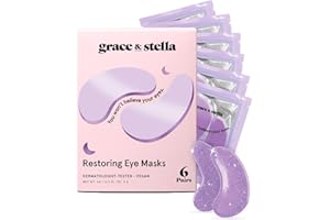 grace & stella Under Eye Masks With Retinol - Revitalizing Under Eye Patches for the Appearance of Wrinkles and Dark Circles 